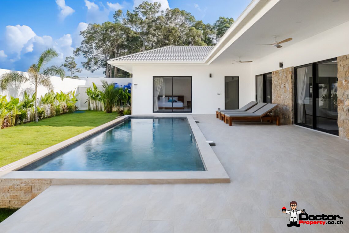 Tropical 4 Bedroom Private Pool Villa in Lamai, Koh Samui – For Sale