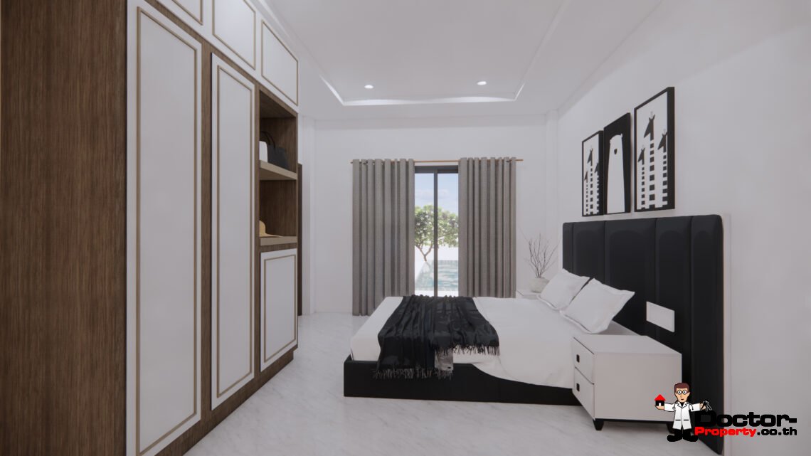 Tropical 3 Bedroom Private Pool Villa in Lamai, Koh Samui – For Sale