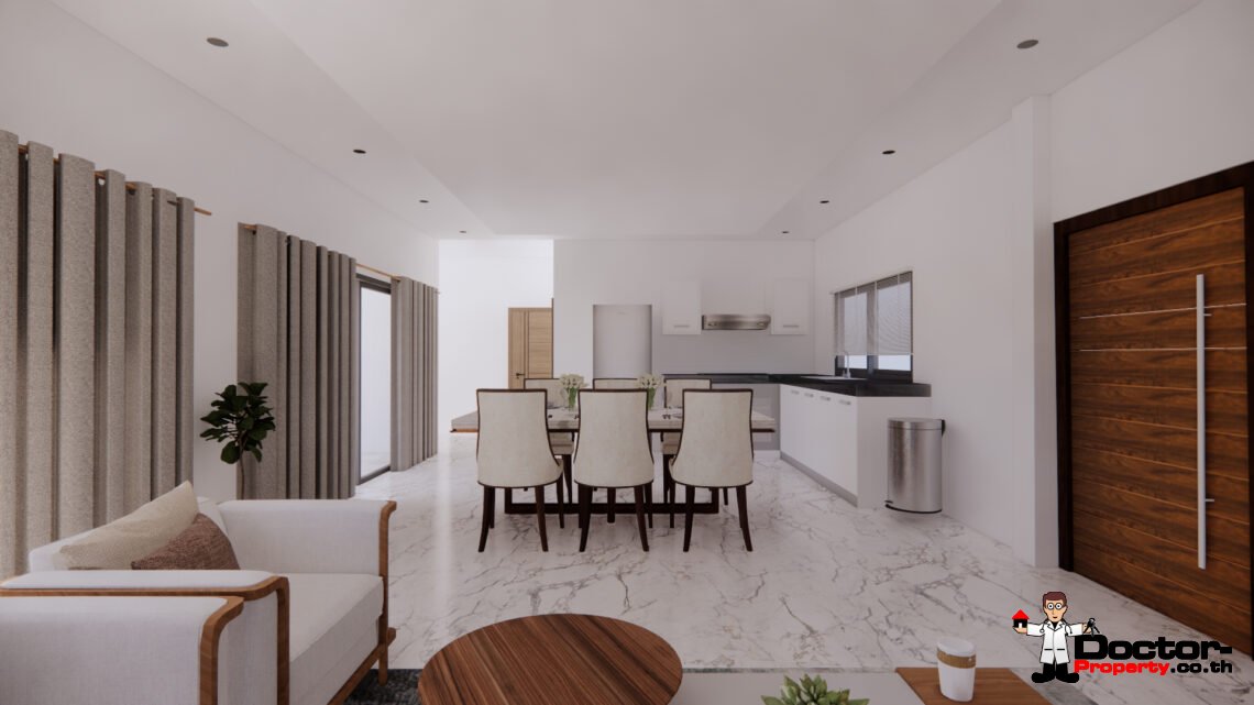 Tropical 3 Bedroom Private Pool Villa in Lamai, Koh Samui – For Sale