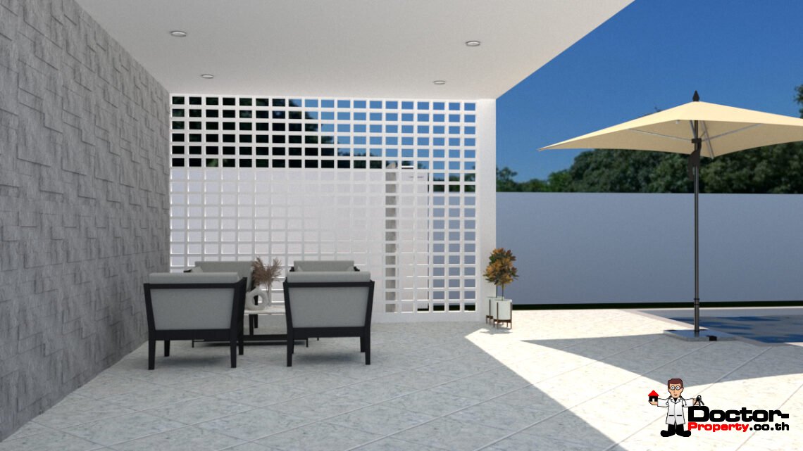 Tropical 3 Bedroom Private Pool Villa in Lamai, Koh Samui – For Sale