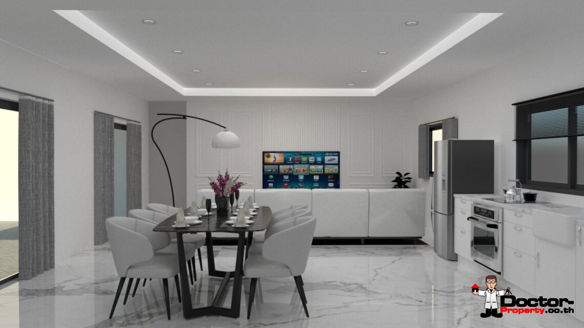 Tropical 3 Bedroom Private Pool Villa in Lamai, Koh Samui – For Sale