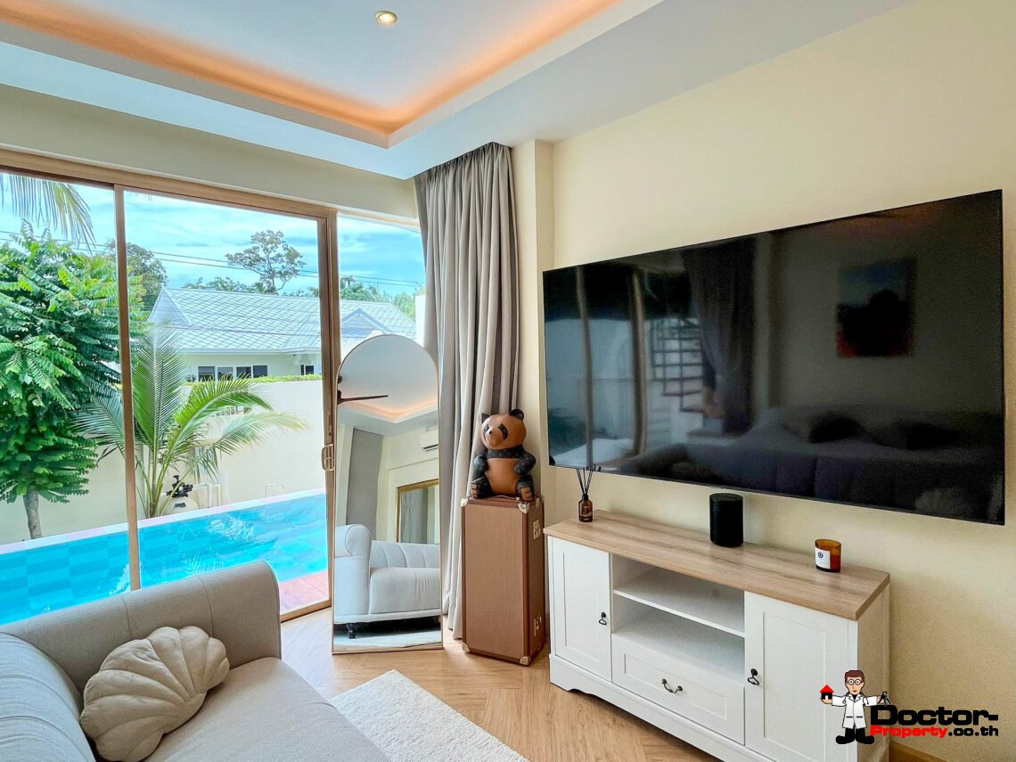 New 3 Bedroom Private Pool Villa Near Beach in Laem Sor, Koh Samui – For Sale
