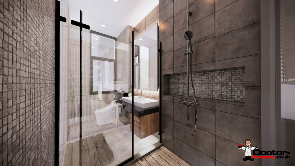 New 3-5 Bedroom Private Pool Villa with Mountain View in Lamai, Koh Samui – For Sale