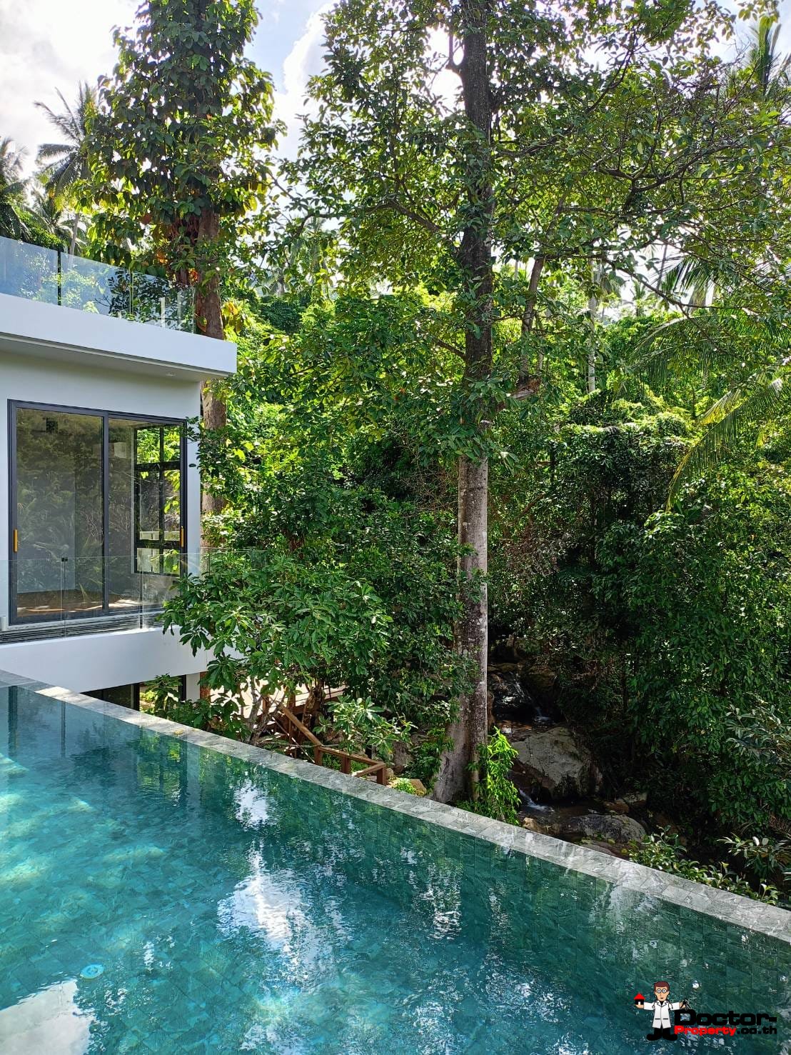 New 3-5 Bedroom Private Pool Villa with Mountain View in Lamai, Koh Samui – For Sale