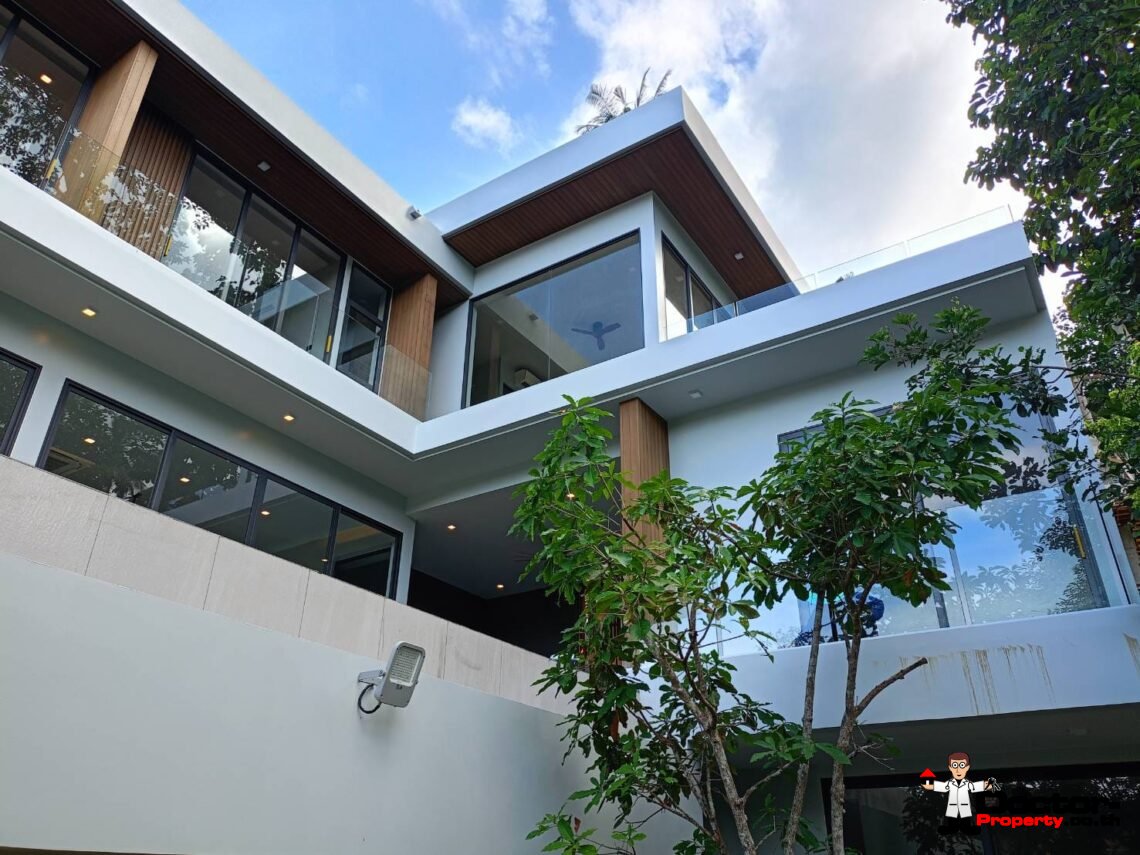 New 3-5 Bedroom Private Pool Villa with Mountain View in Lamai, Koh Samui – For Sale