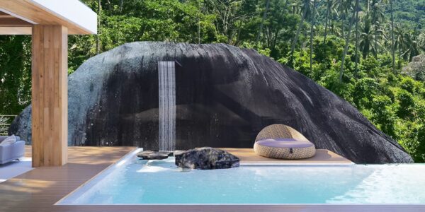 New 3-5 Bedroom Private Pool Villa with Mountain View in Lamai, Koh Samui – For Sale