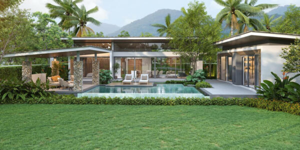 New 3 Bedroom Private Pool Villa with Spacious Garden in Mae Nam, Koh Samui – For Sale