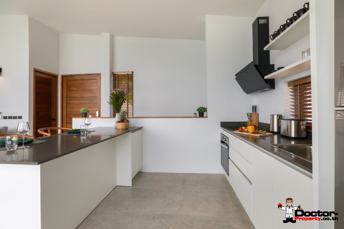 Modern 2 Bedroom Sea View Villa in Bang Por, Koh Samui – For Sale