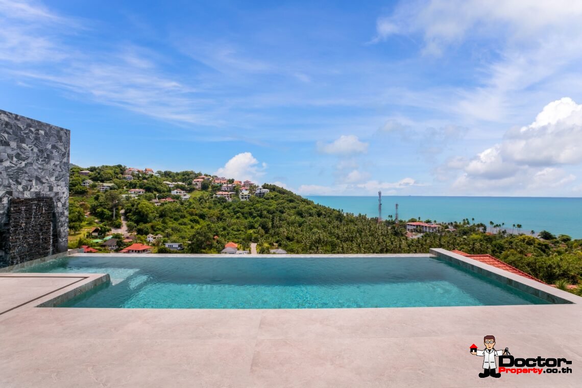 Modern 2 Bedroom Sea View Villa in Bang Por, Koh Samui – For Sale