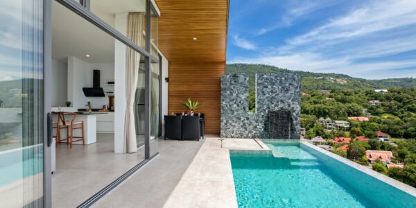 Modern 2 Bedroom Sea View Villa in Bang Por, Koh Samui – For Sale