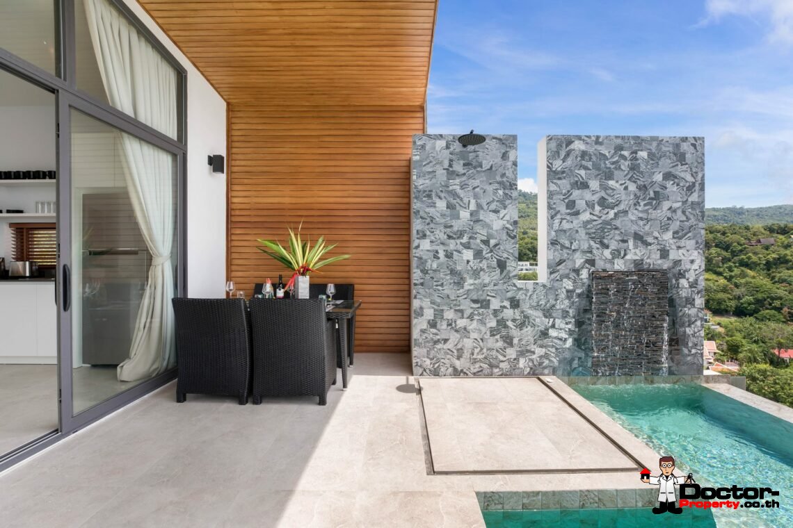 Modern 2 Bedroom Sea View Villa in Bang Por, Koh Samui – For Sale