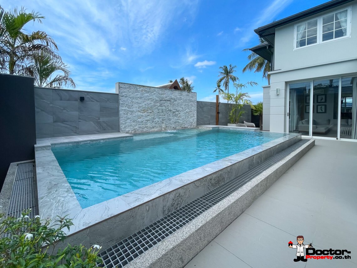 Modern 4 Bedroom Private Pool Villa in Bo Phut, Koh Samui – For Sale