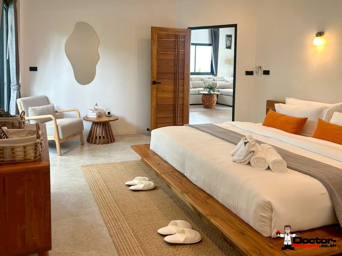 Tropical 3 Bedroom Private Pool Villa in Lamai, Koh Samui – For Sale