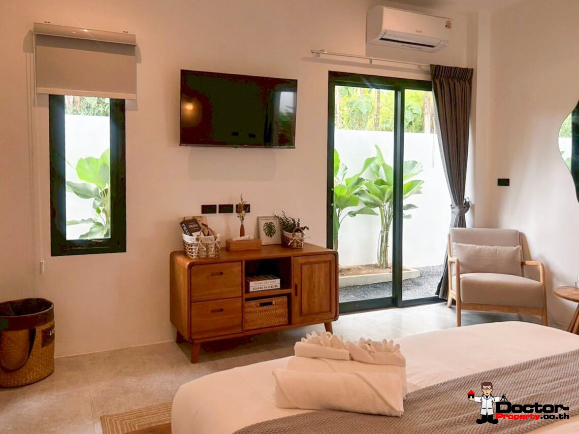 Tropical 3 Bedroom Private Pool Villa in Lamai, Koh Samui – For Sale