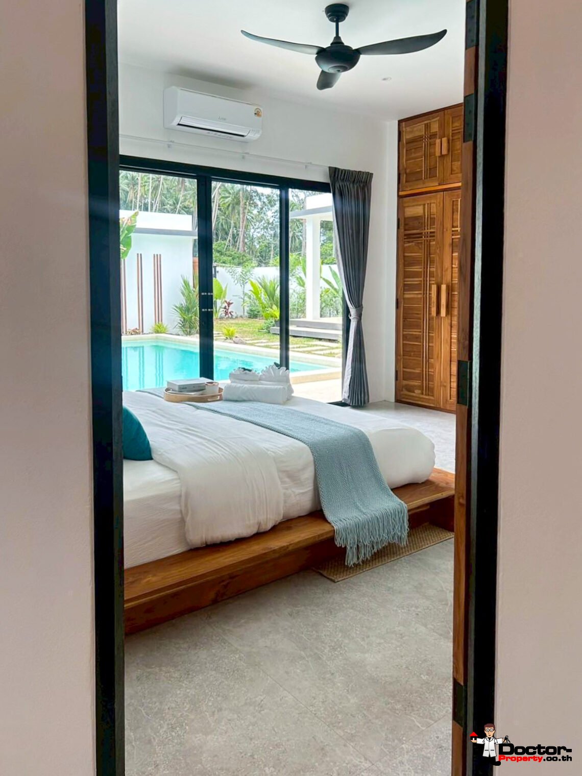 Tropical 3 Bedroom Private Pool Villa in Lamai, Koh Samui – For Sale