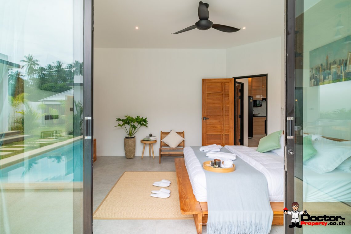 Tropical 3 Bedroom Private Pool Villa in Lamai, Koh Samui – For Sale