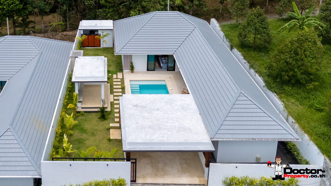 Tropical 3 Bedroom Private Pool Villa in Lamai, Koh Samui – For Sale