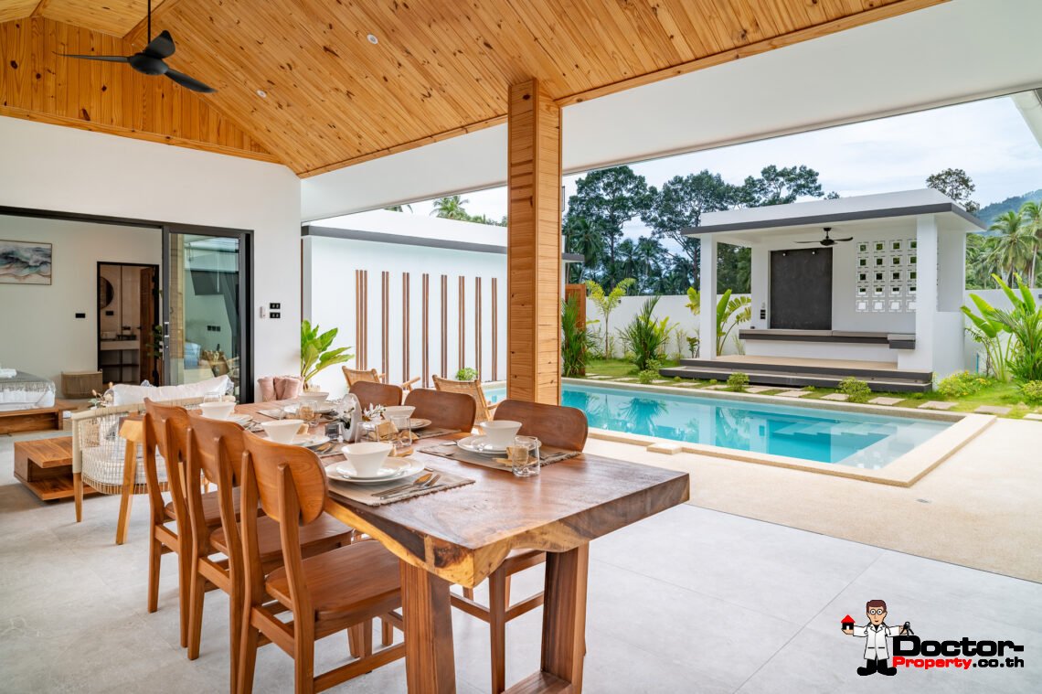 Tropical 3 Bedroom Private Pool Villa in Lamai, Koh Samui – For Sale