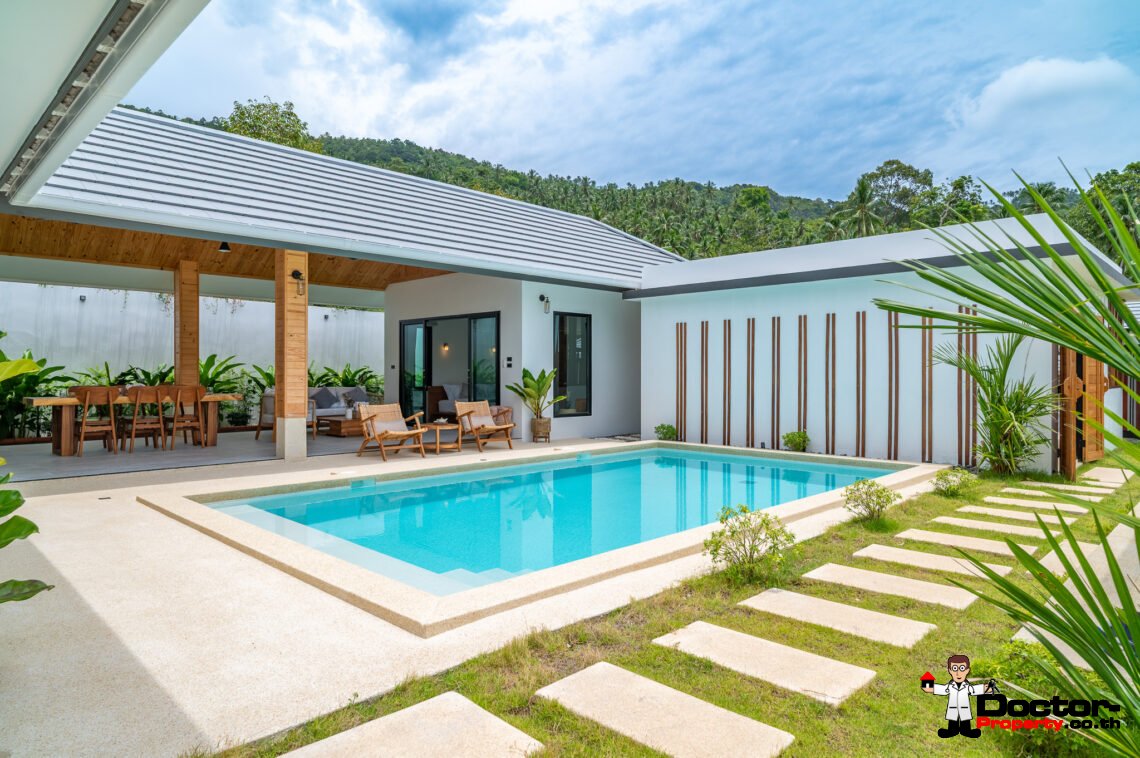 Tropical 3 Bedroom Private Pool Villa in Lamai, Koh Samui – For Sale