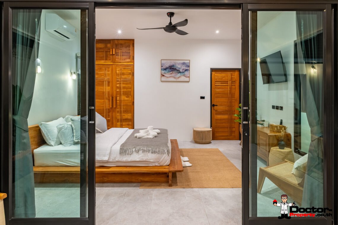 Tropical 3 Bedroom Private Pool Villa in Lamai, Koh Samui – For Sale