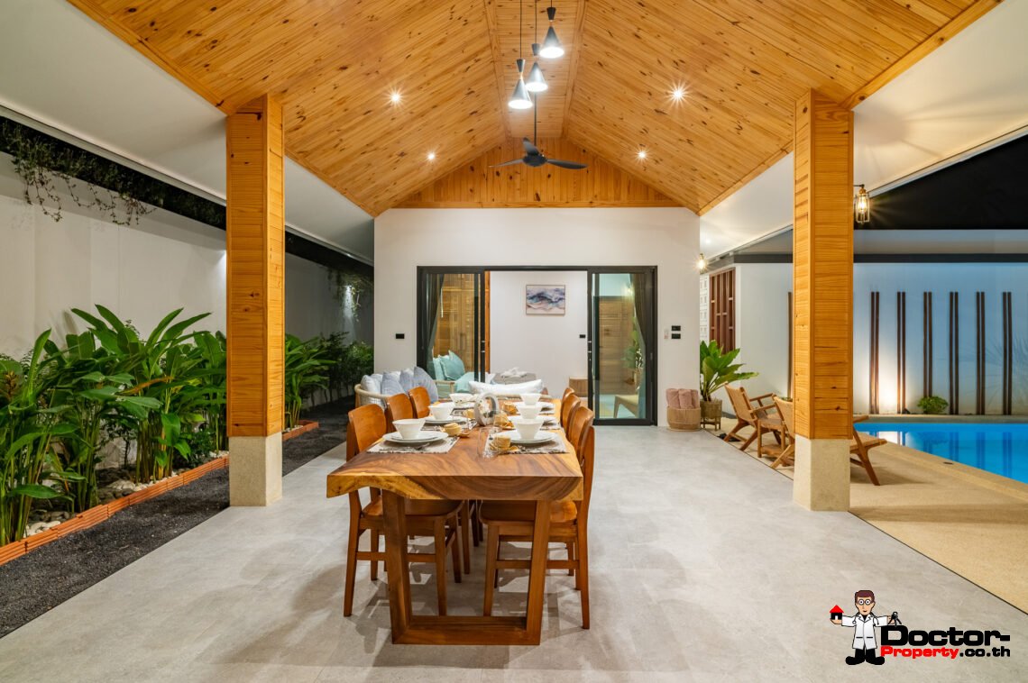 Tropical 3 Bedroom Private Pool Villa in Lamai, Koh Samui – For Sale