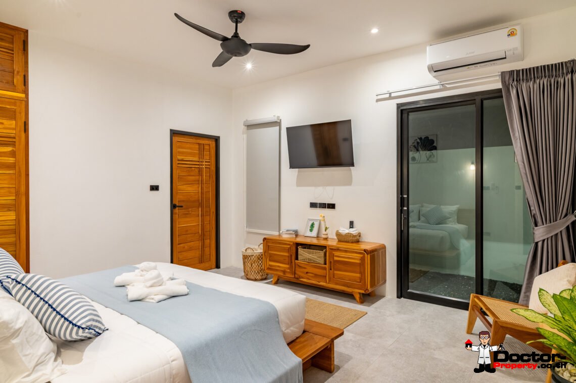 Tropical 3 Bedroom Private Pool Villa in Lamai, Koh Samui – For Sale