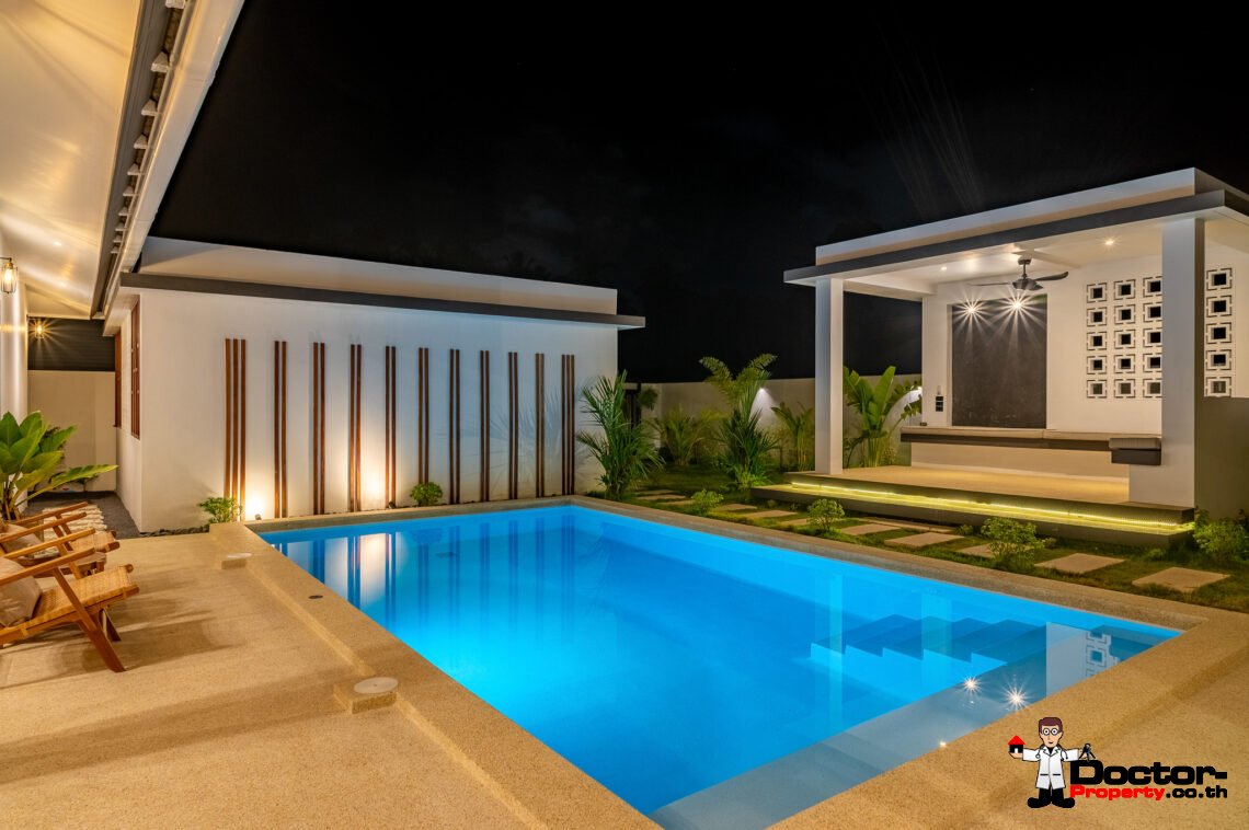 Tropical 3 Bedroom Private Pool Villa in Lamai, Koh Samui – For Sale