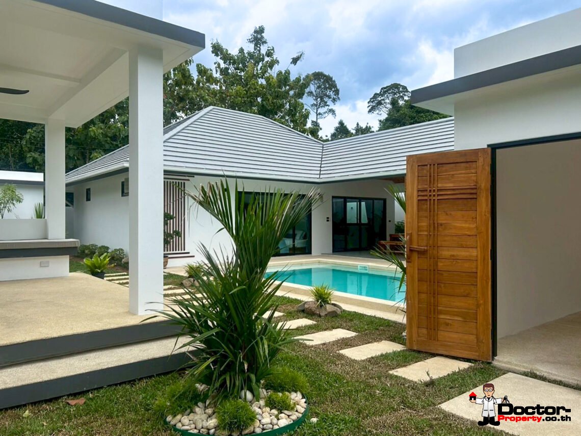 Tropical 3 Bedroom Private Pool Villa in Lamai, Koh Samui – For Sale