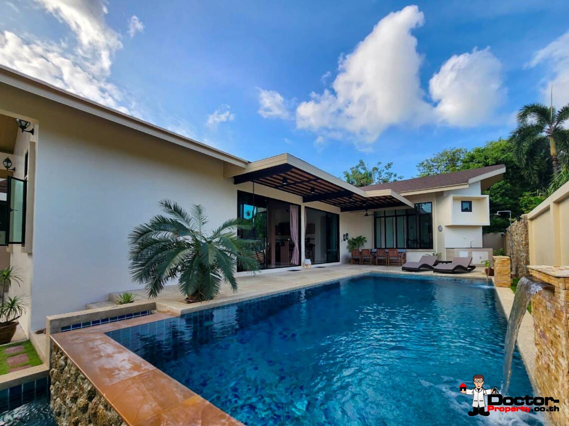 Modern 3 Bedroom Private Pool Villa in Chaweng, Koh Samui – For Sale