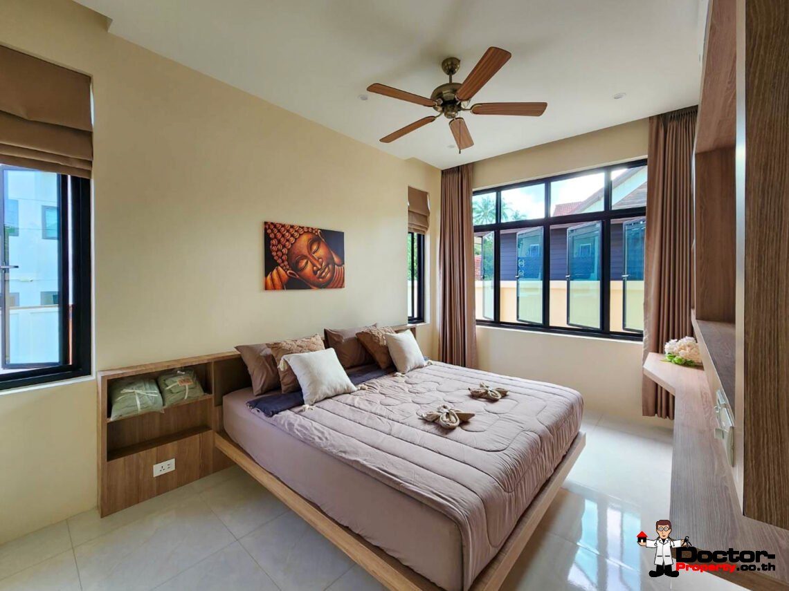 Modern 3 Bedroom Private Pool Villa in Chaweng, Koh Samui – For Sale