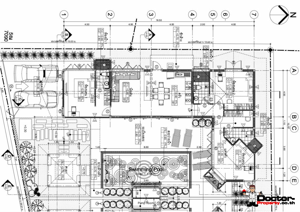 Modern 3 Bedroom Private Pool Villa in Chaweng, Koh Samui – For Sale