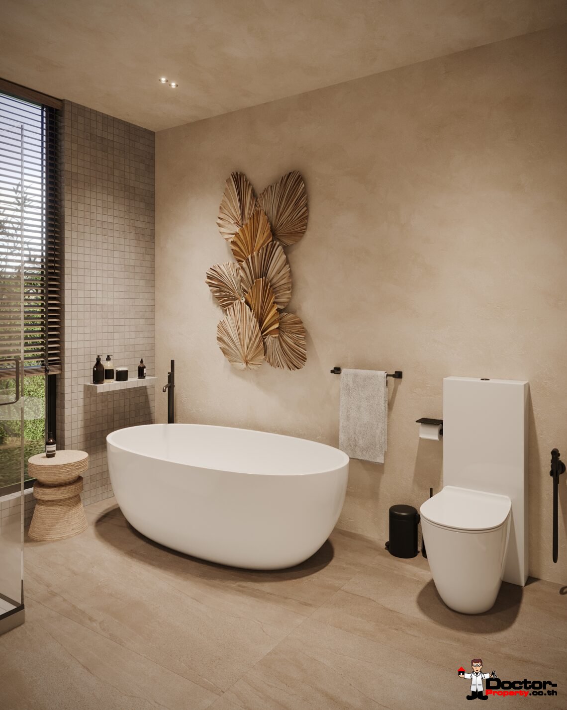 Luxury 3 Bedroom Private Pool Villa with Sea View in Bo Phut, Koh Samui – For Sale