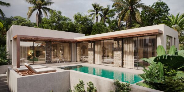 Luxury 3 Bedroom Private Pool Villa with Sea View in Bo Phut, Koh Samui – For Sale