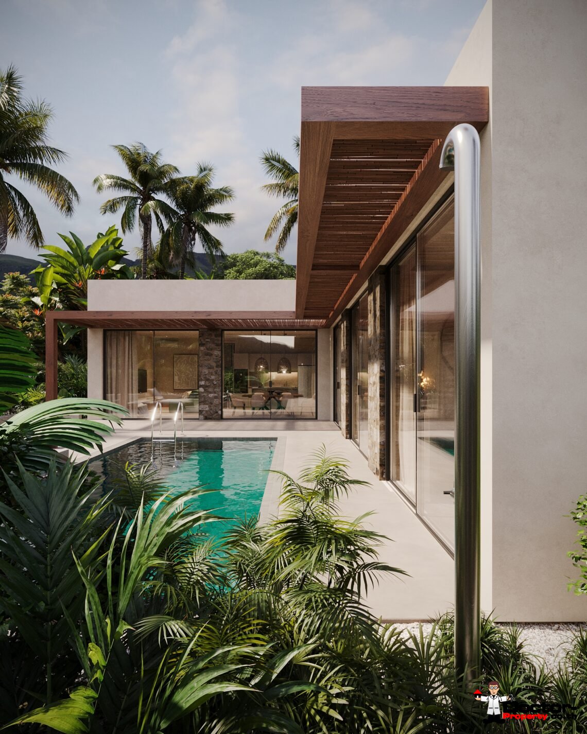 Luxury 3 Bedroom Private Pool Villa with Sea View in Bo Phut, Koh Samui – For Sale