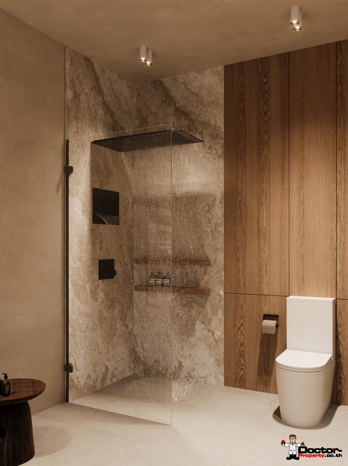 Luxury Tropical 3 Bedroom Private Pool Villa with Sea View in Bo Phut, Koh Samui – For Sale