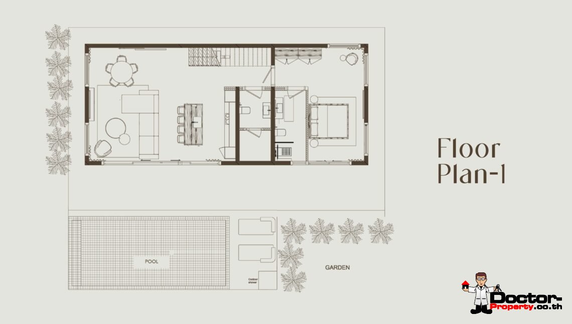 Luxury Tropical 3 Bedroom Private Pool Villa with Sea View in Bo Phut, Koh Samui – For Sale