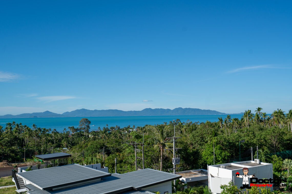 5 Bedroom Seaview Pool Villa in Bang Por, Koh Samui – For Sale