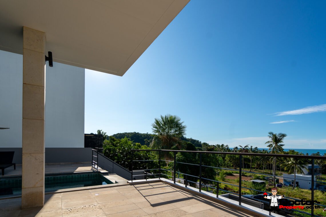 5 Bedroom Seaview Pool Villa in Bang Por, Koh Samui – For Sale