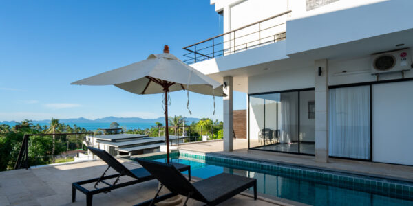 5 Bedroom Seaview Pool Villa in Bang Por, Koh Samui – For Sale