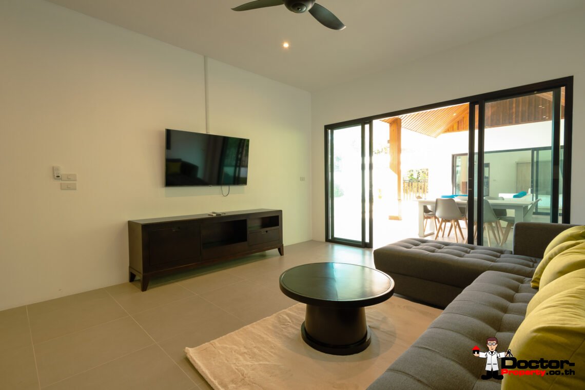 New 3 Bedroom Private Pool Villa Balinese Style in Lamai, Koh Samui – For Sale