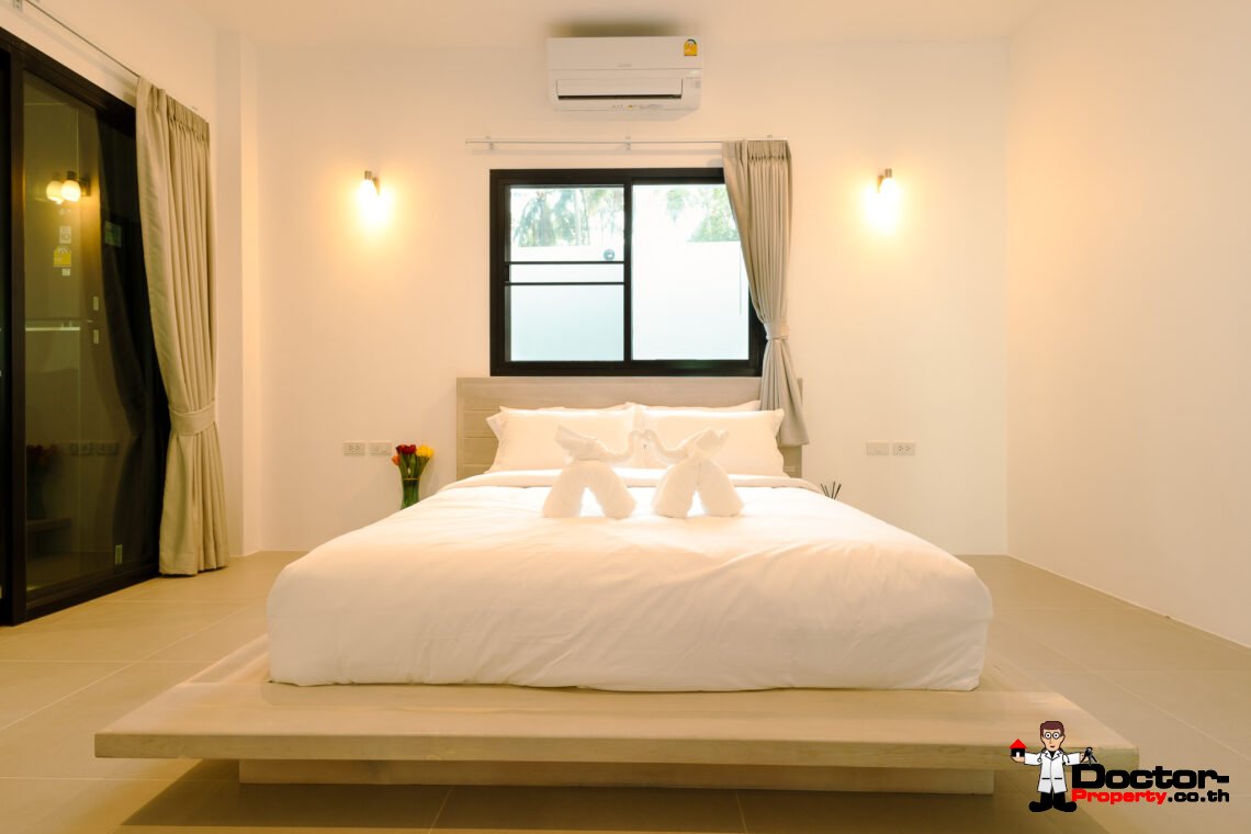 New 3 Bedroom Private Pool Villa Balinese Style in Lamai, Koh Samui – For Sale