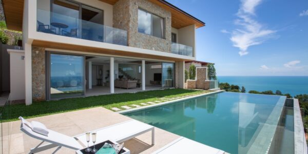 New Private Luxury 4 Bedroom with Sea View in Choeng Mon, Koh Samui – For Sale