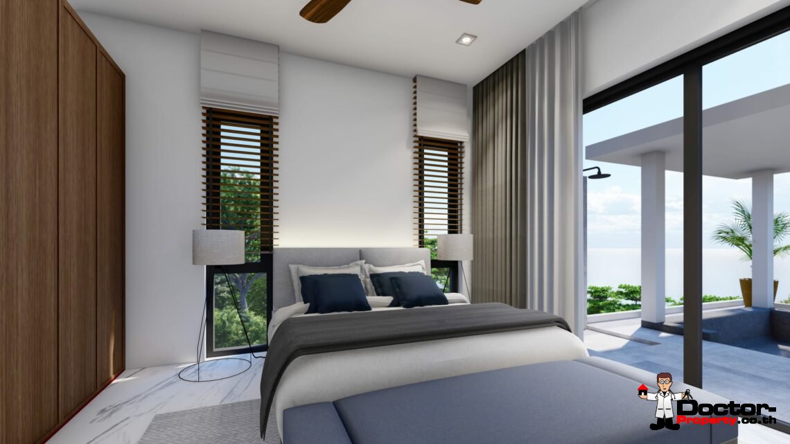 4 Bedroom Pool Villa with Seaview in Chaweng Noi – For Sale