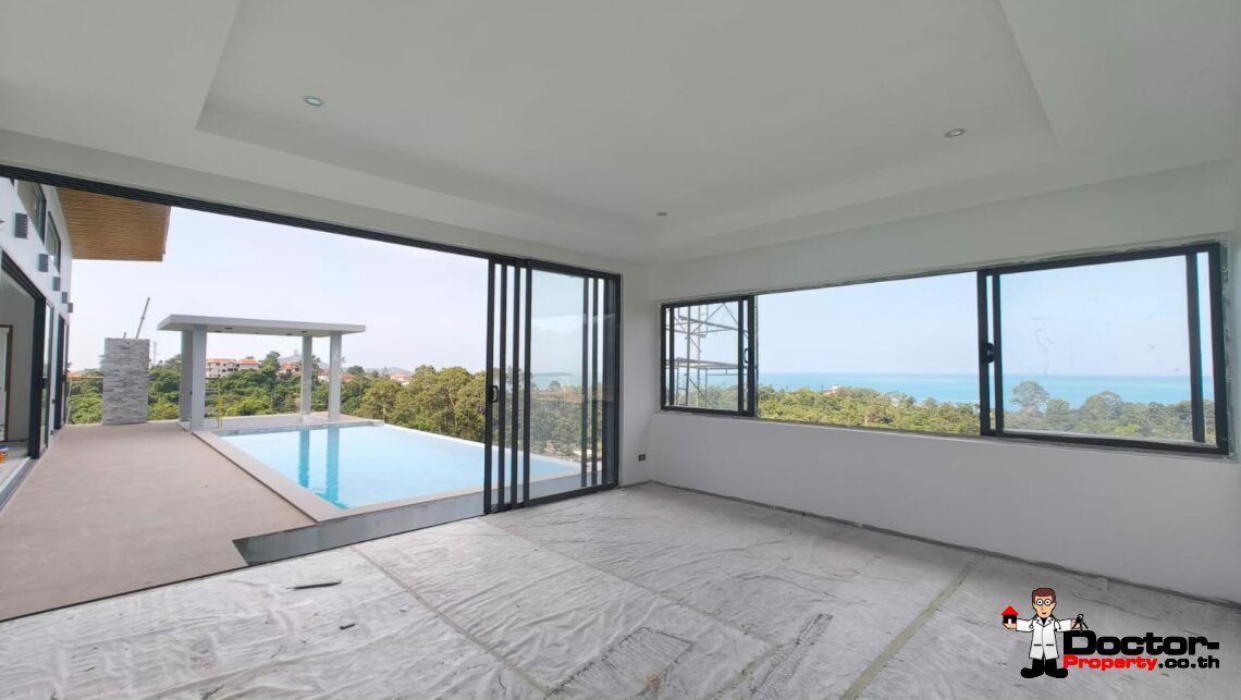 4 Bedroom Pool Villa with Seaview in Chaweng Noi – For Sale
