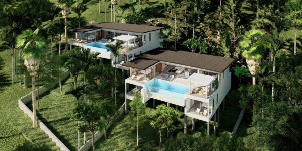 New Project! 4 Bedroom Pool Villas with Seaview in Chaweng – For Sale