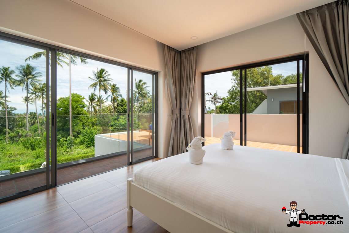 Modern 2 Bedroom Town Villa with Pool in Plai Laem, Koh Samui – For Sale