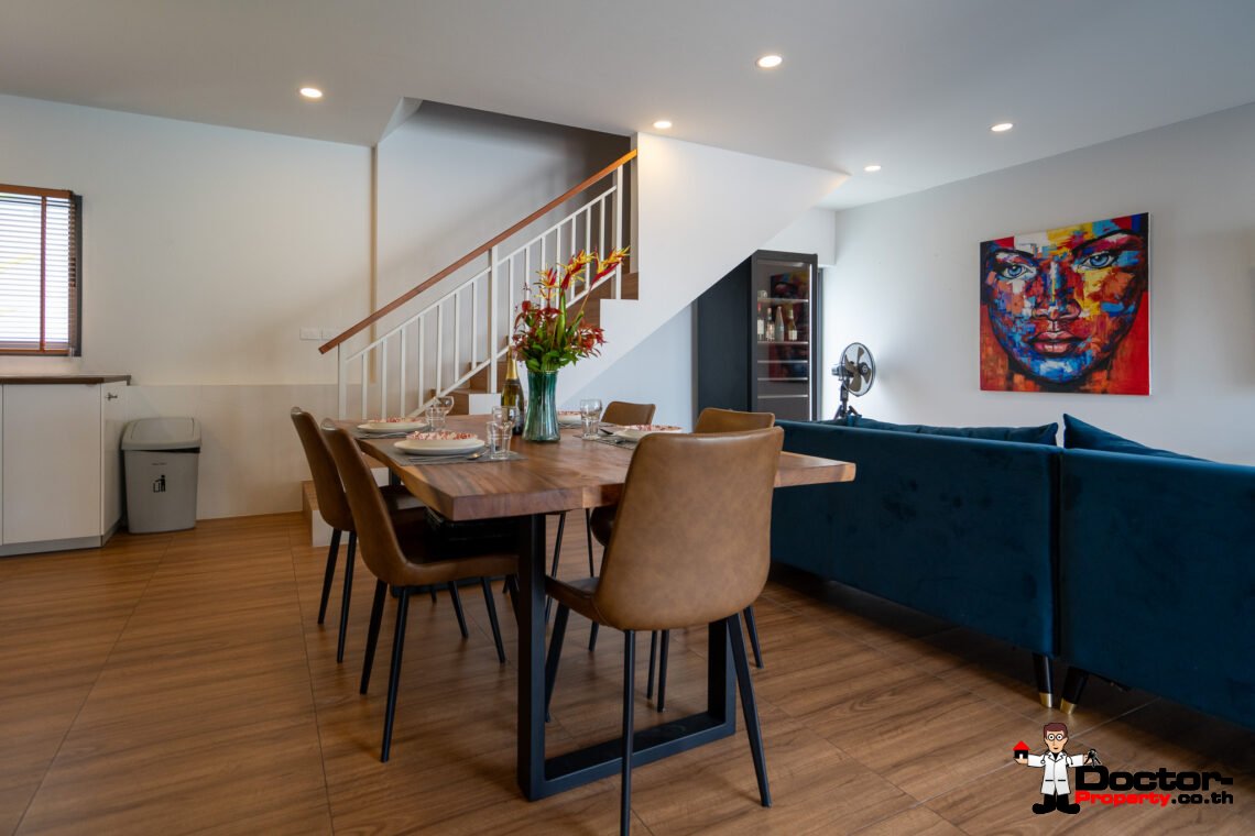 Modern 2 Bedroom Town Villa with Pool in Plai Laem, Koh Samui – For Sale