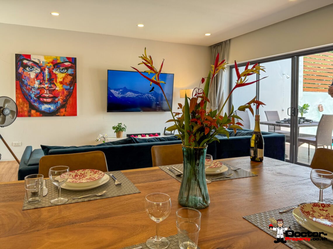 Modern 2 Bedroom Town Villa with Pool in Plai Laem, Koh Samui – For Sale