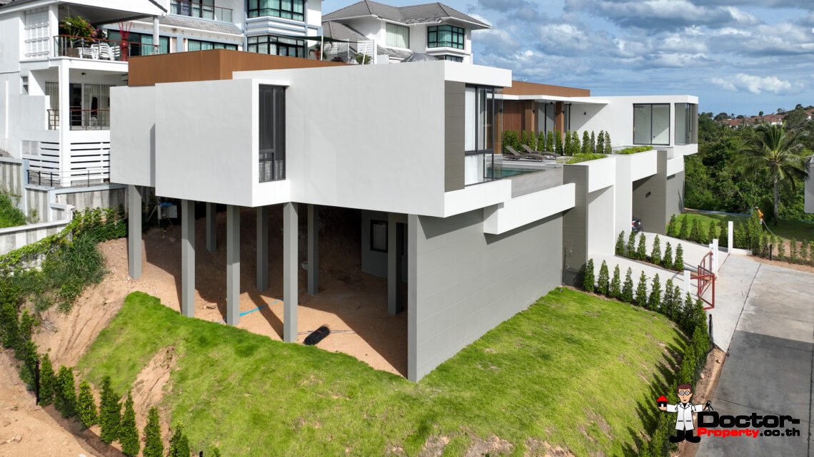New 2-3 Bedroom Mountain View Villas in Bo Phut, Koh Samui – For Sale