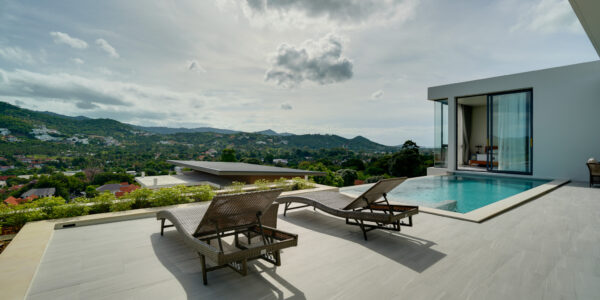 New 2-3 Bedroom Mountain View Villas in Bo Phut, Koh Samui – For Sale
